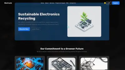 frontend home page