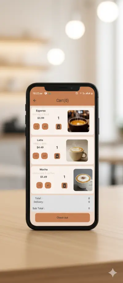 Coffee shop app