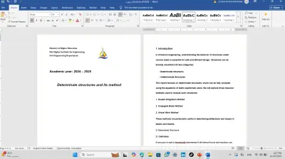report on : determinate structures and its method