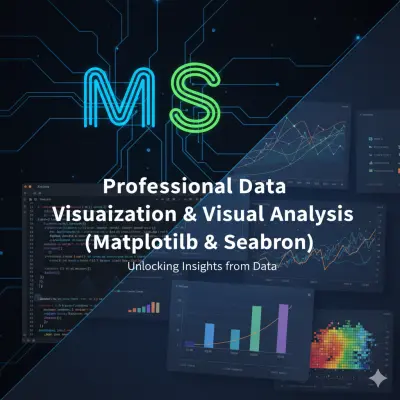 إنشاء رسوم بيانية احترافية وتحليل بصري للبيانات (Matplotlib & Seaborn)