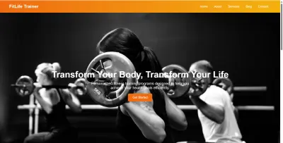 Modern Responsive Landing Page for a Startup