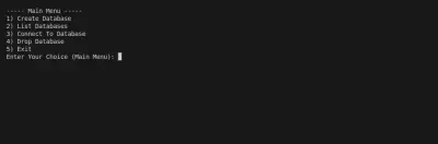 (DBMS Simulation) باستخدام Bash Script