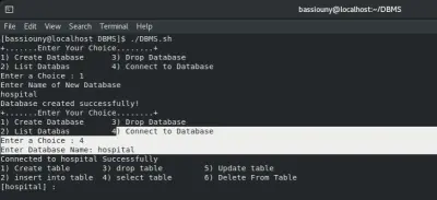 نظام مخصص لإدارة قواعد البيانات