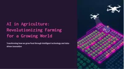 عرض تقديمي عن استخدامات الذكاء الاصطناعي فالزراعة وكيفية تطويرها