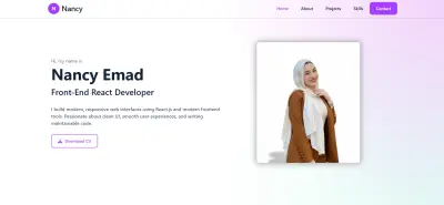 Portfolio Website (تصميم وتطوير الاعمال الشخصية)