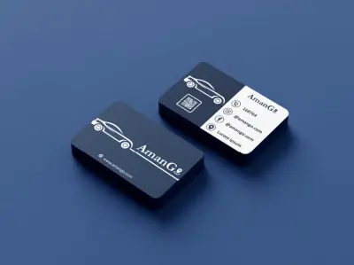 تصميم بطاقة عمل – AmanGo