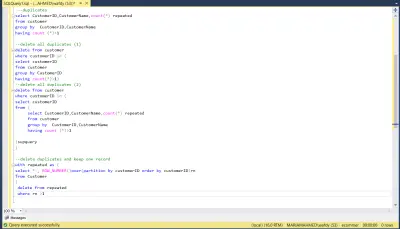 كتابه SQL كود