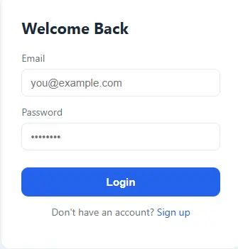 صفحة تسجيل دخول واشتراك — تصميم متجاوب (Light Theme)
