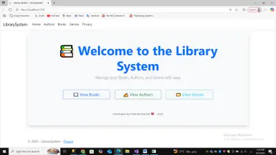نظام إدارة مكتبة (Library Management System)