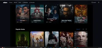 Movies2025 (Movie Streaming Platform UI)