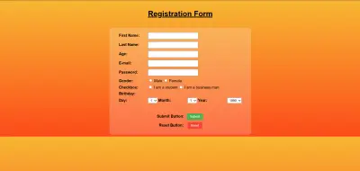 صفحة تسجيل دخول عضوية الجيم (Gym Registration Form)