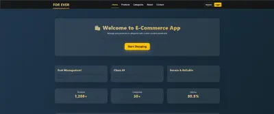 Forever E-Commerce website