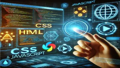 تصميم وتطوير واجهات مواقع جذابة باستخدام HTML,CSS,JS