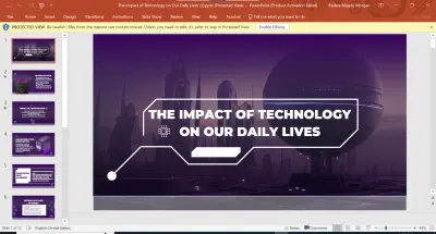 تصميم عرض تقديمي احترافي (PowerPoint Presentation Design)