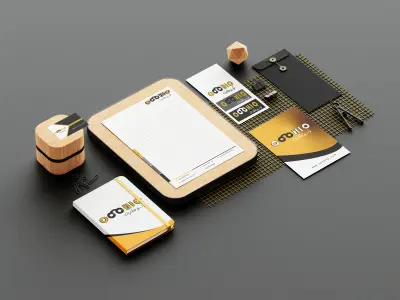 خدمة تصميم هوية بصرية كاملة