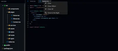 نسخة تفاعلية من Visual Studio Code باستخدام React وRedux
