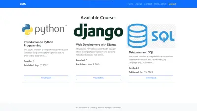 Online Learning Managment System