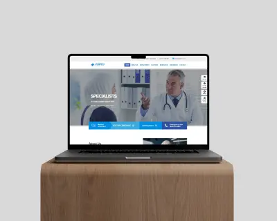 تصميم واجهة موقع أطباء احترافية باستخدام HTML وSASS | تدريب ITI