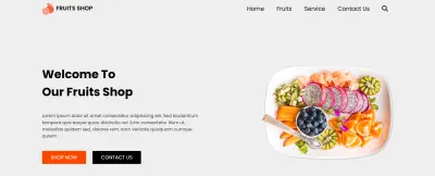 تطوير واجهة مستخدم لمتجر فواكه إلكتروني عصري ومتكامل