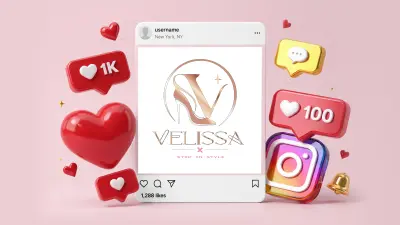 تصميم هوية بصرية لبراند VELISSA للأحذية النسائية | VELISSA Women’s Shoes Brand Identity