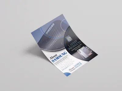 تصميم احترافي لشركة سامسونج العالمية.