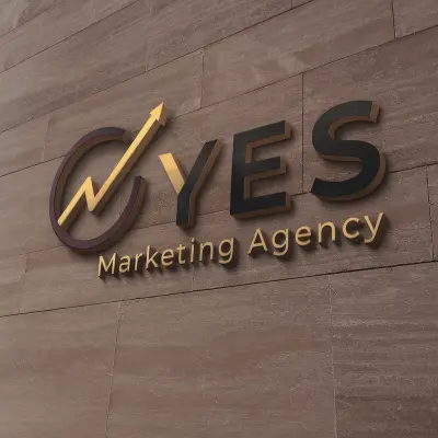 صورة العمل لوجو YES — رمز نمو واحتراف في مجال التسويق