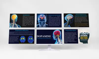 عرض علمي احترافي عن الدوبامين: هرمون السعادة ودوره في الدماغ والسلوك