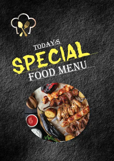 تصميم منيو مطعم عصري | Restaurant Menu Design