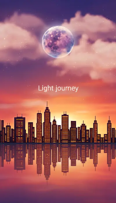 [Motion graphics created in After Effects: [Light Journey
