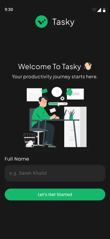 Tasky App-تطوير برامج