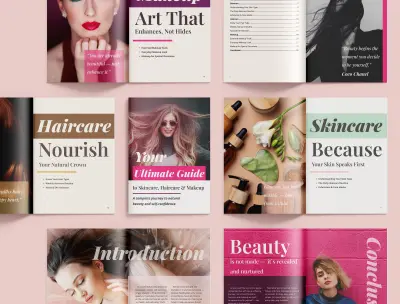 تصميم كتيبات بالـ In design