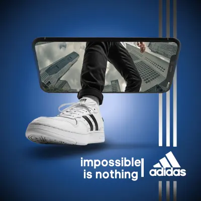 تصميم منتج رياضي بتأثير ثلاثي الأبعاد – أديداس