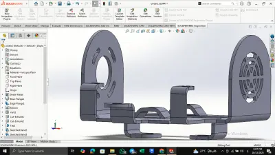 تصميم شاسيه معدني احترافي باستخدام solidworks