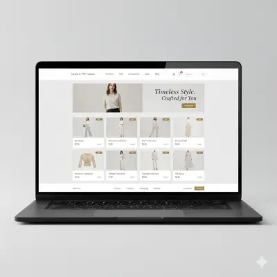 موقع بيع ملابس أونلاين احترافي باستخدام Laravel وPHP