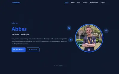 Modern Web Developer Portfolio