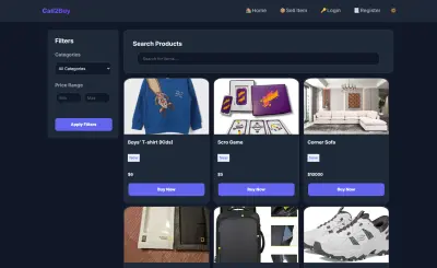 Online Marketplace (Full-Stack Web Application)