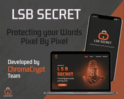 تطبيق LSB Secret للتواصل الامن عبر دمج الرسائل السرية فى الصور