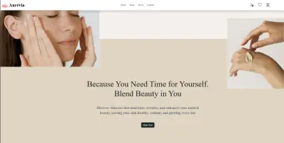 A cosmetics company full website