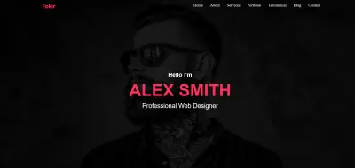 تصميم وتطوير صفحة بورتفوليو احترافية لعرض المنتجات والخدمات