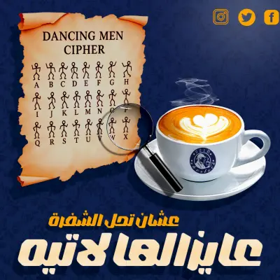 تصميم بوستات سوشيال ميديا كافيه مستوحاة من شارلوك هولمز