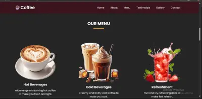 Coffee Website