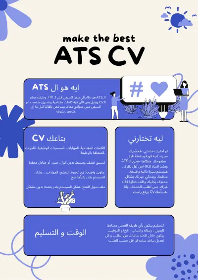 عمل CV محترف يتوافق مع ال ATS