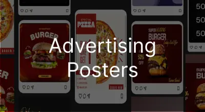 تصميم بوسترات السوشيال ميديا والإعلانات