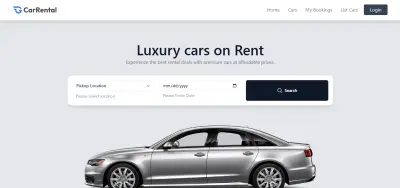 صورة العمل موقع الكتروني  full stack خاص ببيع وتاجير السيارات