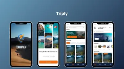 تصميم واجهة تطبيق رحلات عصرية باستخدام Figma
