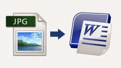 تحويل صور الي ملف WORD و PDF