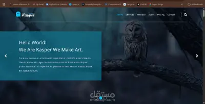 Kasper – Creative Agency One-Page Template