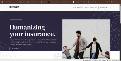 Insure – Responsive Insurance Landing Page