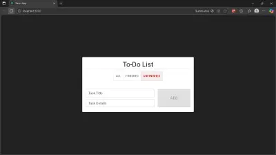 To-Do List Application — React.js State Management Project