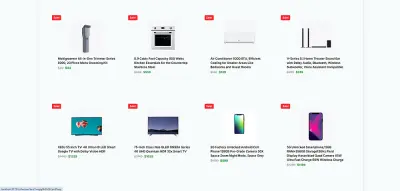 "تصميم واجهة متجر إلكتروني باستخدام React وTailwind"